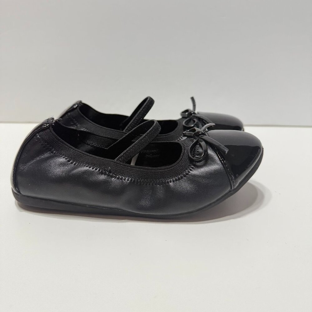 The Children's Place Girls Bow Ballet Flats Black Size 10c
